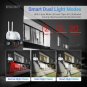 Floodlight Camera 1080P HD 3MP Outdoor Security Camera Motion-Activated Pan Tilt