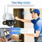 Floodlight Camera 1080P HD 3MP Outdoor Security Camera Motion-Activated Pan Tilt