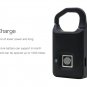 Fingerprint Locker Lock Small Lock with Keyless Biometric Waterproof Padlock