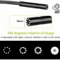 Industrial Endoscope Borescope Inspection Camera 4.3'' Screen Snake Cam w/16G TF