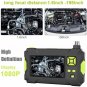 Industrial Endoscope Borescope Inspection Camera 4.3'' Screen Snake Cam w/16G TF