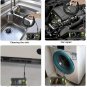 Industrial Endoscope Borescope Inspection Camera 4.3'' Screen Snake Cam w/16G TF