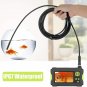 Industrial Endoscope Borescope Inspection Camera 4.3'' Screen Snake Cam w/16G TF