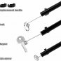 Industrial Endoscope Borescope Inspection Camera 4.3'' Screen Snake Cam w/16G TF