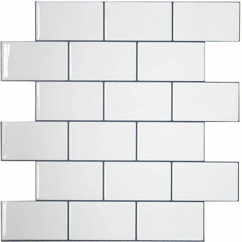 Self Adhesive Wall Sticker 3D Peel Stick Wall Brick Wall Paper Tile Vinyl DIY