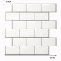 Self Adhesive Wall Sticker 3D Peel Stick Wall Brick Wall Paper Tile Vinyl DIY