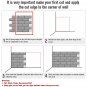 Self Adhesive Wall Sticker 3D Peel Stick Wall Brick Wall Paper Tile Vinyl DIY