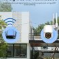 Security Cameras Outdoor WiFi Home Surveillance Cam Motion Detection Auto Track