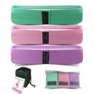 Fabric Cloth Resistance Booty Bands Loop Set of 3 Exercise Workout Gym Fitness