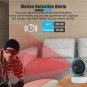 Tuya Smart Home Security Camera with Night Vision,2-Way Audio,Human Motion Track