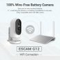 Solar Powered Security Camera with Battery Home Outdoor IP Wifi Wireless Camera