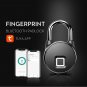 Keyless Biometric Bluetooth Smart Fingerprint Padlock Waterproof Pad Lock Locker
