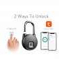Keyless Biometric Bluetooth Smart Fingerprint Padlock Waterproof Pad Lock Locker