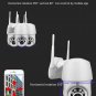 PTZ Wireless Security Camera Outdoor Indoor Surveillance Bullet WiFi IP Camera
