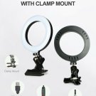6” LED Ring Light Kit Dimmable Selfie Live Streaming Photo Video Makeup Lamp