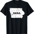 Best Nana Shirt Iowa T Shirt Proud Nana T Shirt