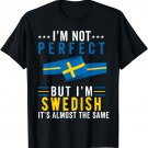 Swedish Flag Sweden Men Women Sverige Svenska Souvenirs T-Shirt