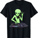 DJ Alien Funny Extraterrestrial Space T-Shirt