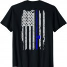 American Flag Vintage Fishing T-Shirt