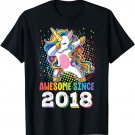 Awesome Since 2018 Shirt Girls 5 Years Old Birthday T-Shirt