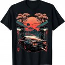 Retro Japanese Car Racing Drifting lover racing cars design T-Shirt