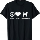 Peace, Love, Labradoodle T-Shirt