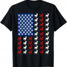 USA American Flag Chihuahua Lovers Fourth of July Patriotic T-Shirt