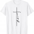 Men and Women Faith Cross T-Shirt Christian Shirt T-Shirt
