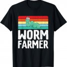 Funny Retro Vintage Worm Farmer T-Shirt