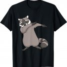 Dabbing Raccoon T-Shirt | Funny Animal Lover Shirt Gift T-Shirt