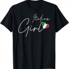 Flag Italy Italian Girl T-Shirt