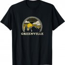 Greenville South Carolina SC T Shirt Vintage Hiking Mountain
