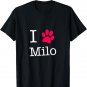 Life ist better with Milo Cat Name T-Shirt Gift Shirt