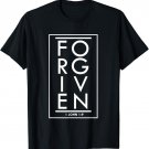 Forgiven 1 John 1:9 Bible Verse Christian T-Shirt