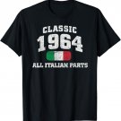 Classic 1964 All Italian Parts Flag of Italy 59th Birthday T-Shirt