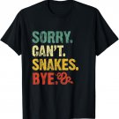Funny Snake Shirt Vintage Snake Reptile Lover Men Women Kids T-Shirt
