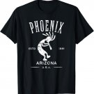 Phoenix Arizona Dancing Kokopelli Distressed Design T-Shirt