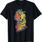 Chromatic Abstract Colorful Women Watercolor Art T-Shirt