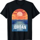 Jordan Lake NC Retro Sunset T-Shirt
