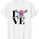 LOVE | Lacrosse Shirt for Lacrosse Player LAX T-Shirt