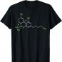 Cannabis Shirt Weed Pot Molecule THC Marijuana Stoner T-Shirt