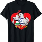 Israel Palestine Peace Friendship Dove T-Shirt