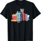 Bookend Kittens, Cats, tea and books T-Shirt