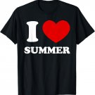 I Love Summer I Heart Summer Funny Summer T-Shirt