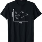 Duck/Rabbit Graph - Fun Math Tee Shirt