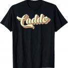 Caddo TShirt Retro Art Baseball Font Vintage T-Shirt