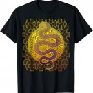 Cosmic Serpent, Kene Anaconda Shipibo Pattern T-Shirt