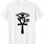 Egyptian Sacred Geometry illuminati Horus Eye Ankh Egypt T-Shirt