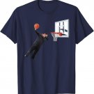 Dunking Dabbing Kim Jong Un North Korea Basketball T-Shirt
