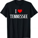 I Love Tennessee I Heart Tennessee Holiday Travel Souvenir T-Shirt